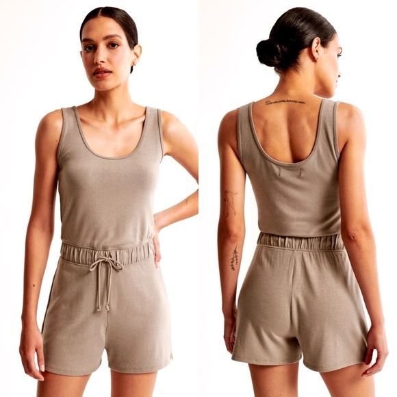 Abercrombie Lounge Scoopneck Romper - Picture 1 of 7